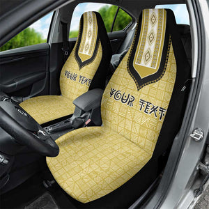 Personalized African Dashiki Car Seat Cover - Mudcloth Style