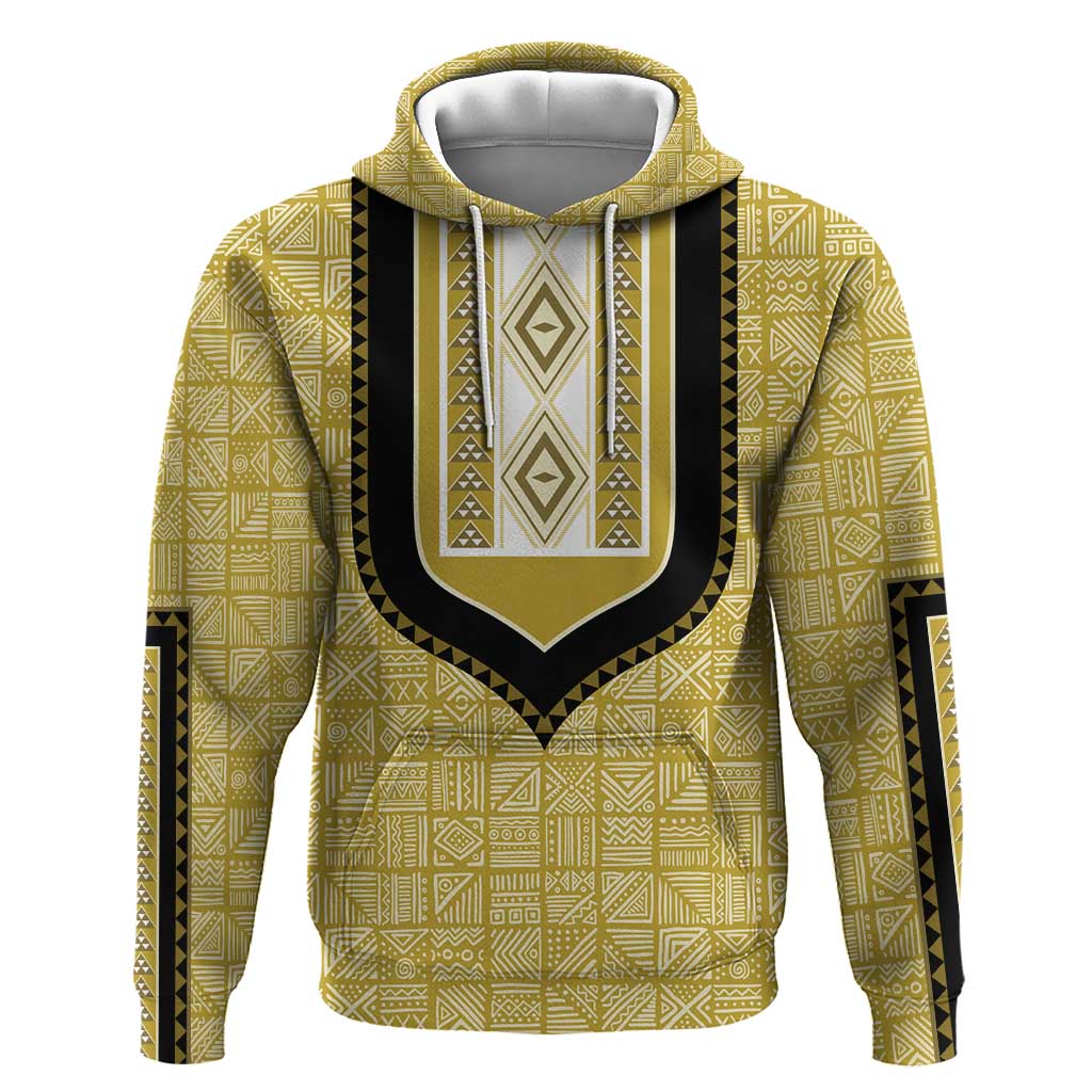 Personalized African Dashiki Hoodie - Mudcloth Style