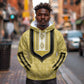 Personalized African Dashiki Hoodie - Mudcloth Style