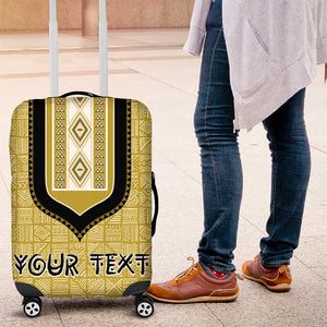 Personalized African Dashiki Luggage Cover - Mudcloth Style