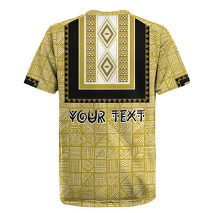 Personalized African Dashiki Rugby Jersey - Mudcloth Style