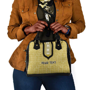 Personalized African Dashiki Shoulder Handbag - Mudcloth Style