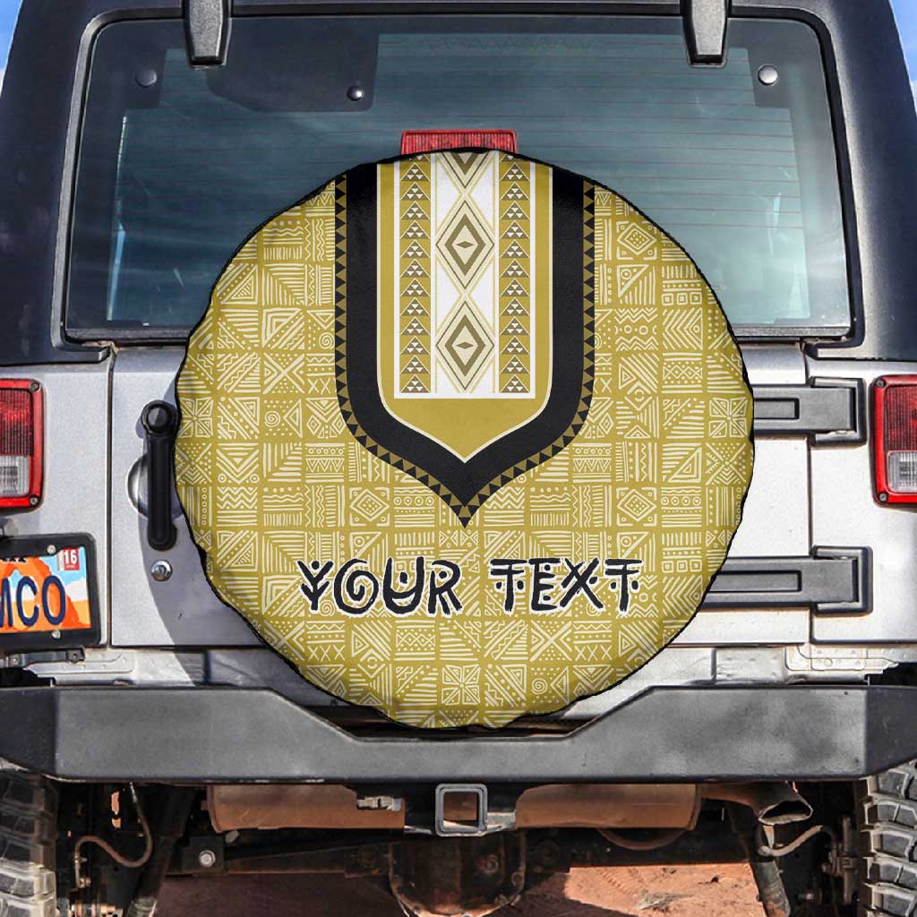 Personalized African Dashiki Spare Tire Cover - Mudcloth Style