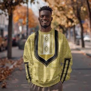 Personalized African Dashiki Sweatshirt - Mudcloth Style