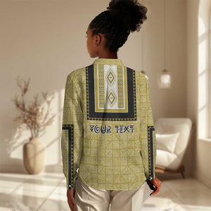 Personalized African Dashiki Women Casual Shirt - Mudcloth Style