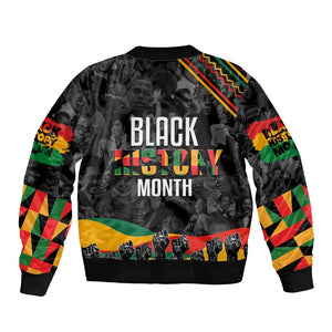 Personalized Black History Month Bomber Jacket with African American Heroes
