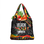 Personalized Black History Month Grocery Bag with African American Heroes