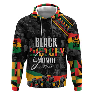 Personalized Black History Month Hoodie with African American Heroes