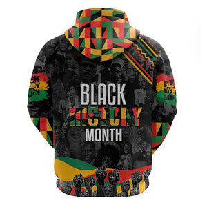 Personalized Black History Month Hoodie with African American Heroes