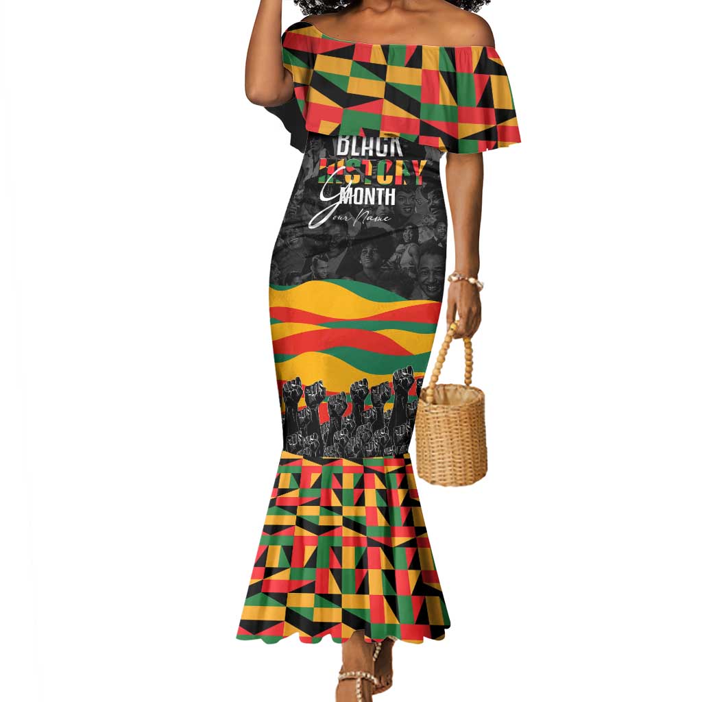 Personalized Black History Month Mermaid Dress with African American Heroes