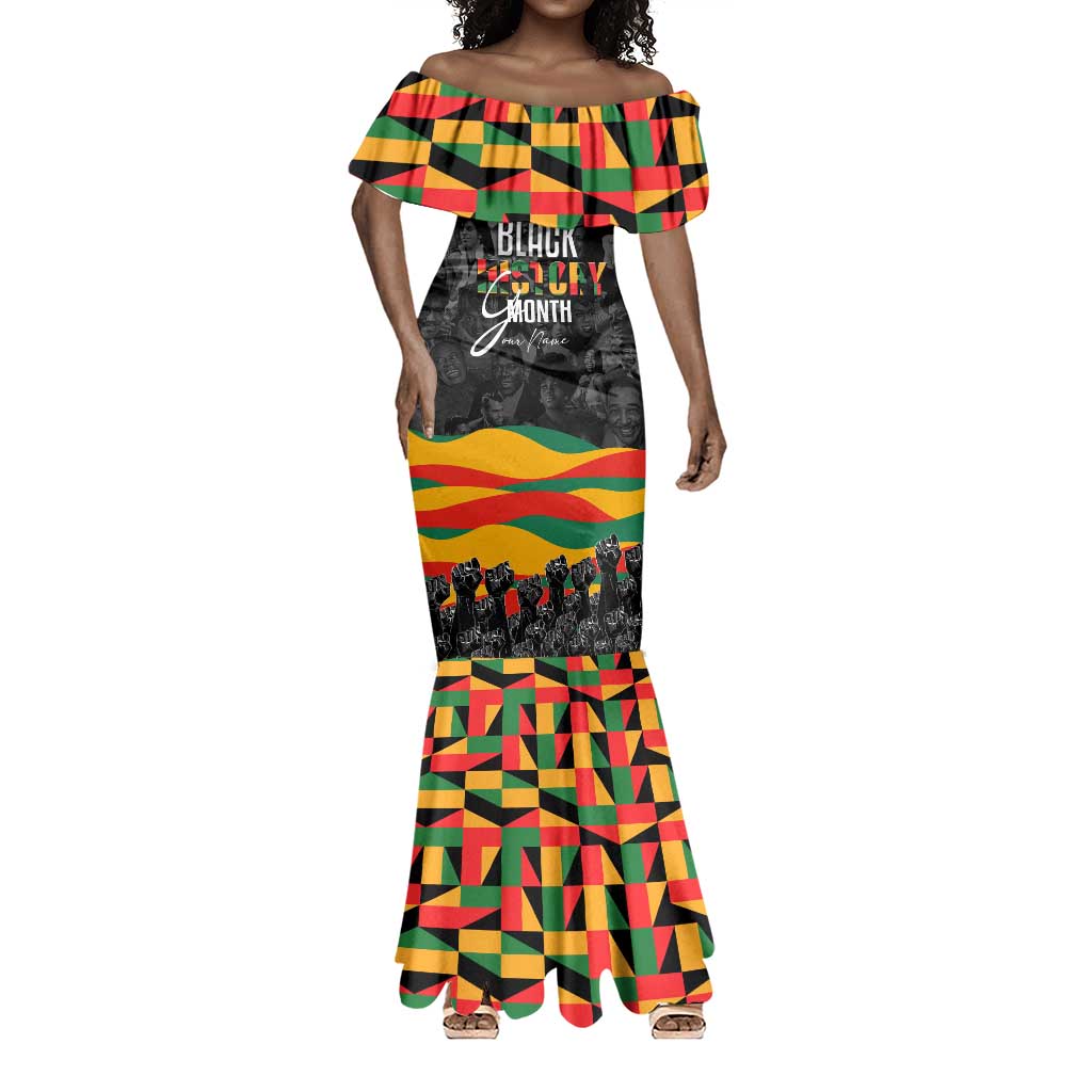Personalized Black History Month Mermaid Dress with African American Heroes