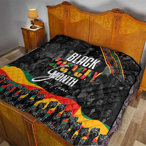 Personalized Black History Month Quilt with African American Heroes