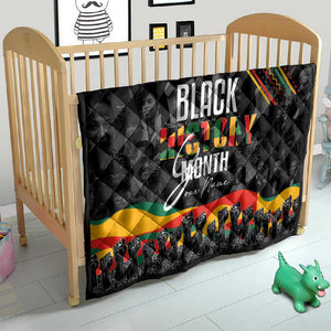 Personalized Black History Month Quilt with African American Heroes