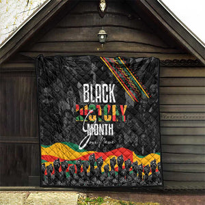 Personalized Black History Month Quilt with African American Heroes