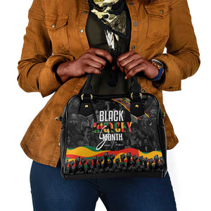 Personalized Black History Month Shoulder Handbag with African American Heroes