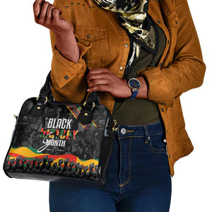 Personalized Black History Month Shoulder Handbag with African American Heroes