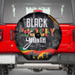 Personalized Black History Month Spare Tire Cover with African American Heroes