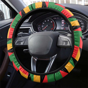 Black History Month Steering Wheel Cover with African American Heroes