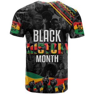 Personalized Black History Month T shirt with African American Heroes