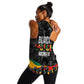 Personalized Black History Month Women Racerback Tank with African American Heroes