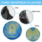 Personalized Egyptian Pharaoh Spare Tire Cover with Mandala and Eye of Horus in Blue