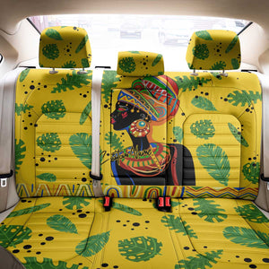 Personalized African Woman Back Car Seat Cover Tropical Style