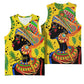 Personalized African Woman Basketball Jersey Tropical Style DT02