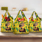 Personalized African Woman Grocery Bag Tropical Style
