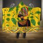 Personalized African Woman Hooded Blanket Tropical Style