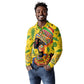 Personalized African Woman Long Sleeve Polo Shirt Tropical Style
