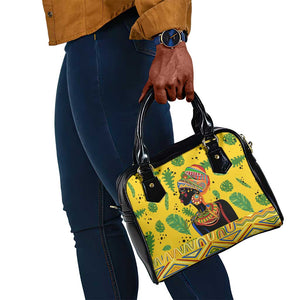 Personalized African Woman Shoulder Handbag Tropical Style