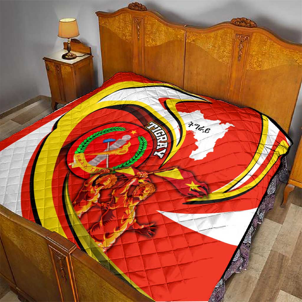 Ethiopia Tigray Quilt Revolution Emblem Freedom Fighters and Flag