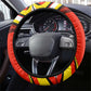 Ethiopia Tigray Steering Wheel Cover Revolution Emblem Freedom Fighters and Flag