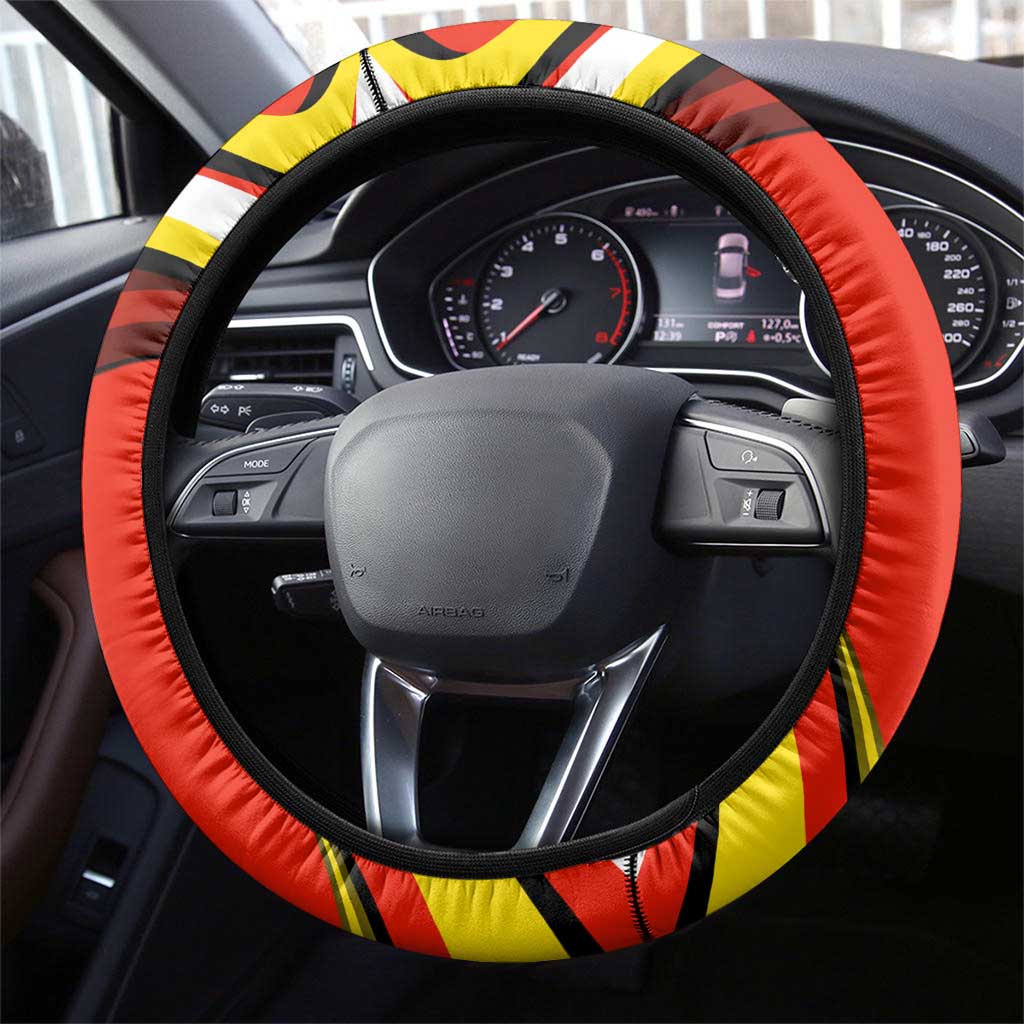 Ethiopia Tigray Steering Wheel Cover Revolution Emblem Freedom Fighters and Flag