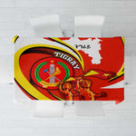 Ethiopia Tigray Tablecloth Revolution Emblem Freedom Fighters and Flag