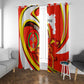 Ethiopia Tigray Window Curtain Revolution Emblem Freedom Fighters and Flag