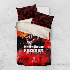 Tigrayans Independence Bedding Set I Stand with Tigray - Fist of Freedom