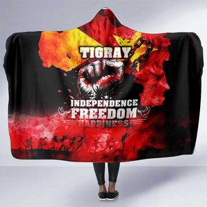 Tigrayans Independence Hooded Blanket I Stand with Tigray - Fist of Freedom