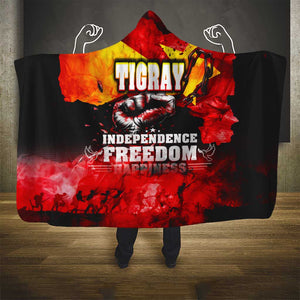 Tigrayans Independence Hooded Blanket I Stand with Tigray - Fist of Freedom