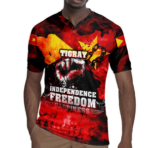 Tigrayans Independence Rugby Jersey I Stand with Tigray - Fist of Freedom