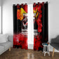 Tigrayans Independence Window Curtain I Stand with Tigray - Fist of Freedom