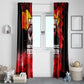 Tigrayans Independence Window Curtain I Stand with Tigray - Fist of Freedom