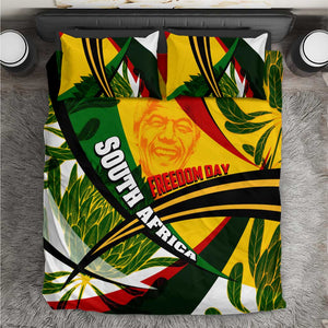South Africa Freedom Day Mandela Bedding Set National Pride Protea Flower