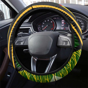 South Africa Freedom Day Mandela Steering Wheel Cover National Pride Protea Flower