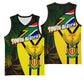 Coat Of Arms South Africa Basketball Jersey Protea Unity Heritage DT02