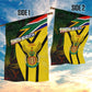 Coat Of Arms South Africa Garden Flag Protea Unity Heritage