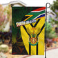 Coat Of Arms South Africa Garden Flag Protea Unity Heritage