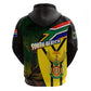 Coat Of Arms South Africa Hoodie Protea Unity Heritage