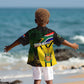 Coat Of Arms South Africa Kid Hawaiian Shirt Protea Unity Heritage