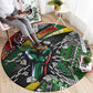 South Africa Fist of Freedom Round Carpet Never Give Up